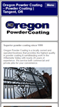 Mobile Screenshot of orpowdercoating.com